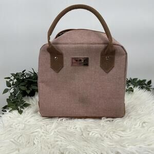 Lucky Brand Vintage Red Rose Insulated Lunch Bag